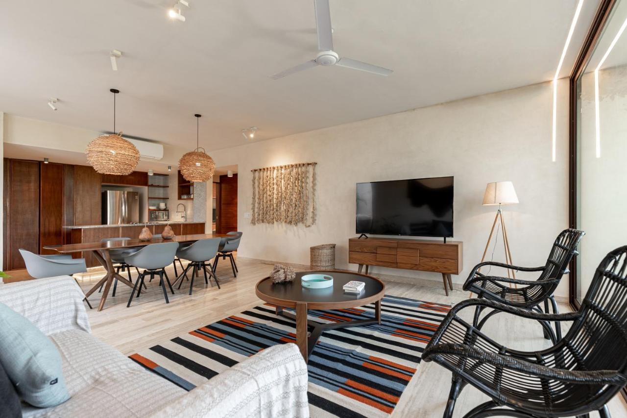 308-303 Beautiful Apartments With 3 Bedrooms Tulum Exteriör bild